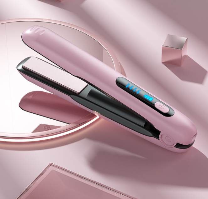 PinkTrimmer Kablosuz Saç Düzleştirici, Güçlü Pil, Orjinal Sertifikalı Ürün